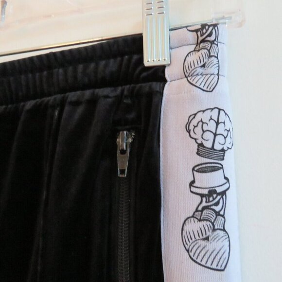 FDMTL X BILLIONAIRES BOY CLUB Black Velour Velvet Track Pants Street Men's Sz S - Picture 4 of 16